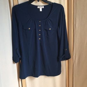Navy blue pullover
